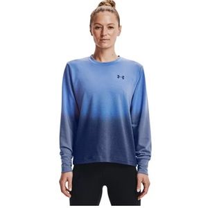 NWT Women UNDER ARMOUR RIVAL TERRY GRADIENT CREW - L